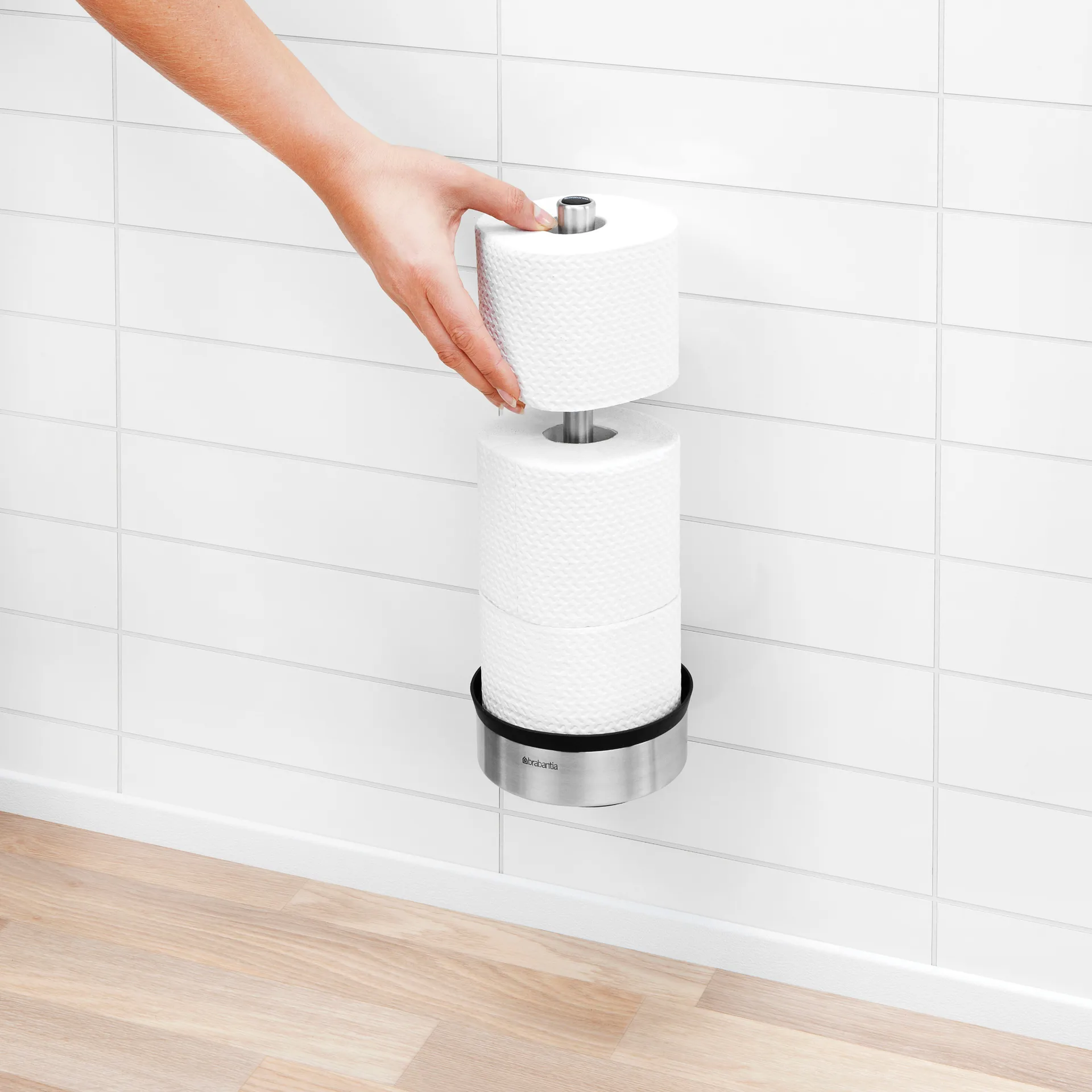 Profile Toilettenrollenspender, Edelstahl matt Brabantia