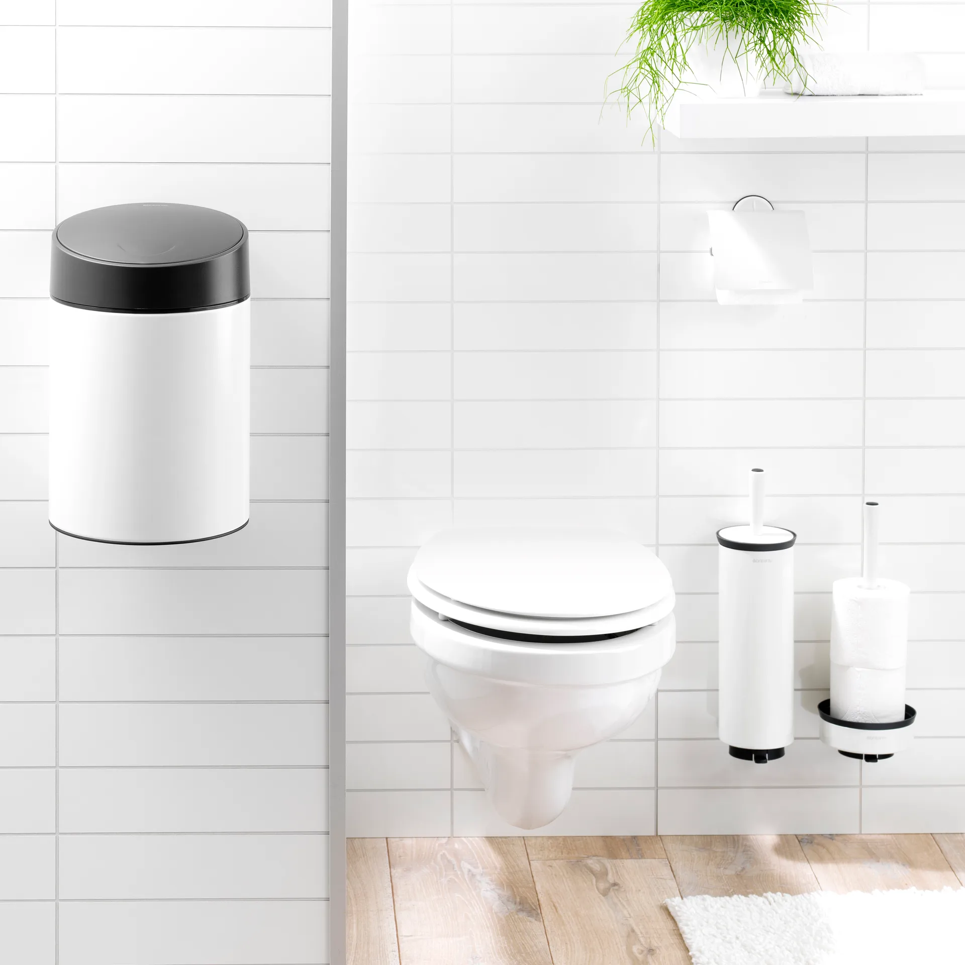 Profile Wand-Toilettenbürste, Weiß Brabantia