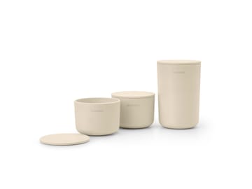 ReNew Verwahrungsdosen 3er Pack - Soft Beige - Brabantia