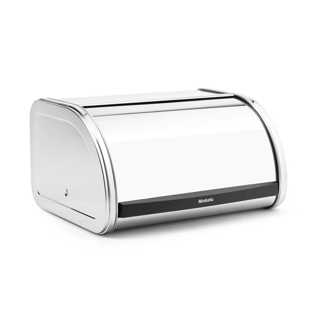 Brabantia Roll Top Brotbox klein Brilliant steel