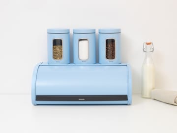 Roll Top Brotkasten medium - Dreamy blue - Brabantia