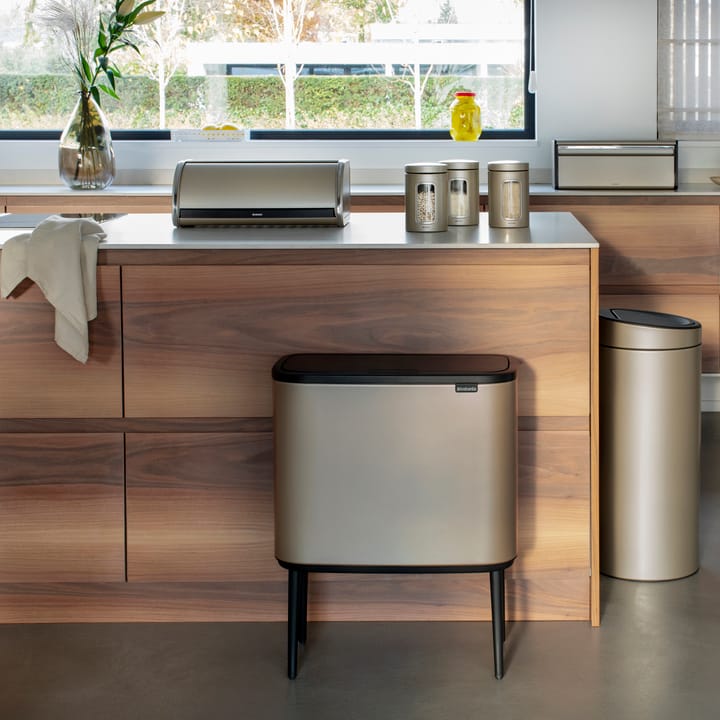 Roll Top Brotkasten medium, Metallic Gold Brabantia