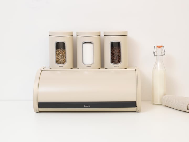 Roll Top Brotkasten medium, Soft beige Brabantia