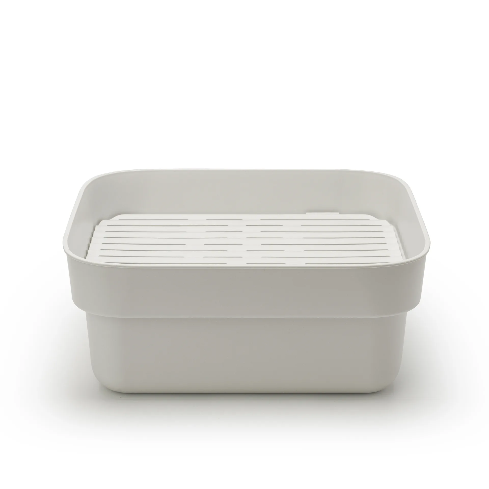 Sinkside Abtropfgestell mit Trockenablage 34 x 37cm, Hellgrau Brabantia