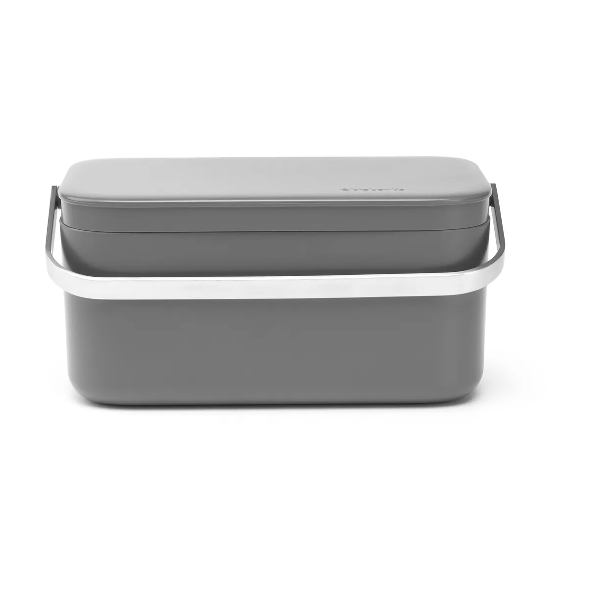 Brabantia Sinkside Lebensmittelabfalleimer 13 x 22cm Dunkelgrau