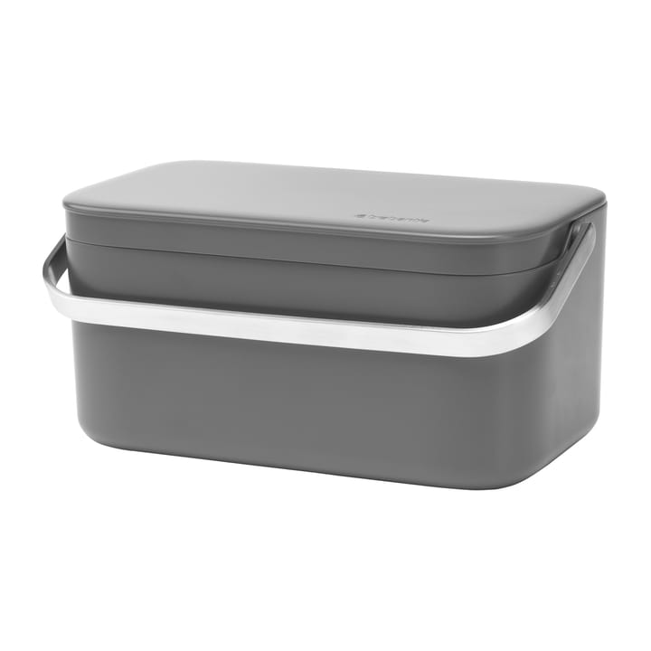 Sinkside Lebensmittelabfalleimer 13 x 22cm - Dunkelgrau - Brabantia