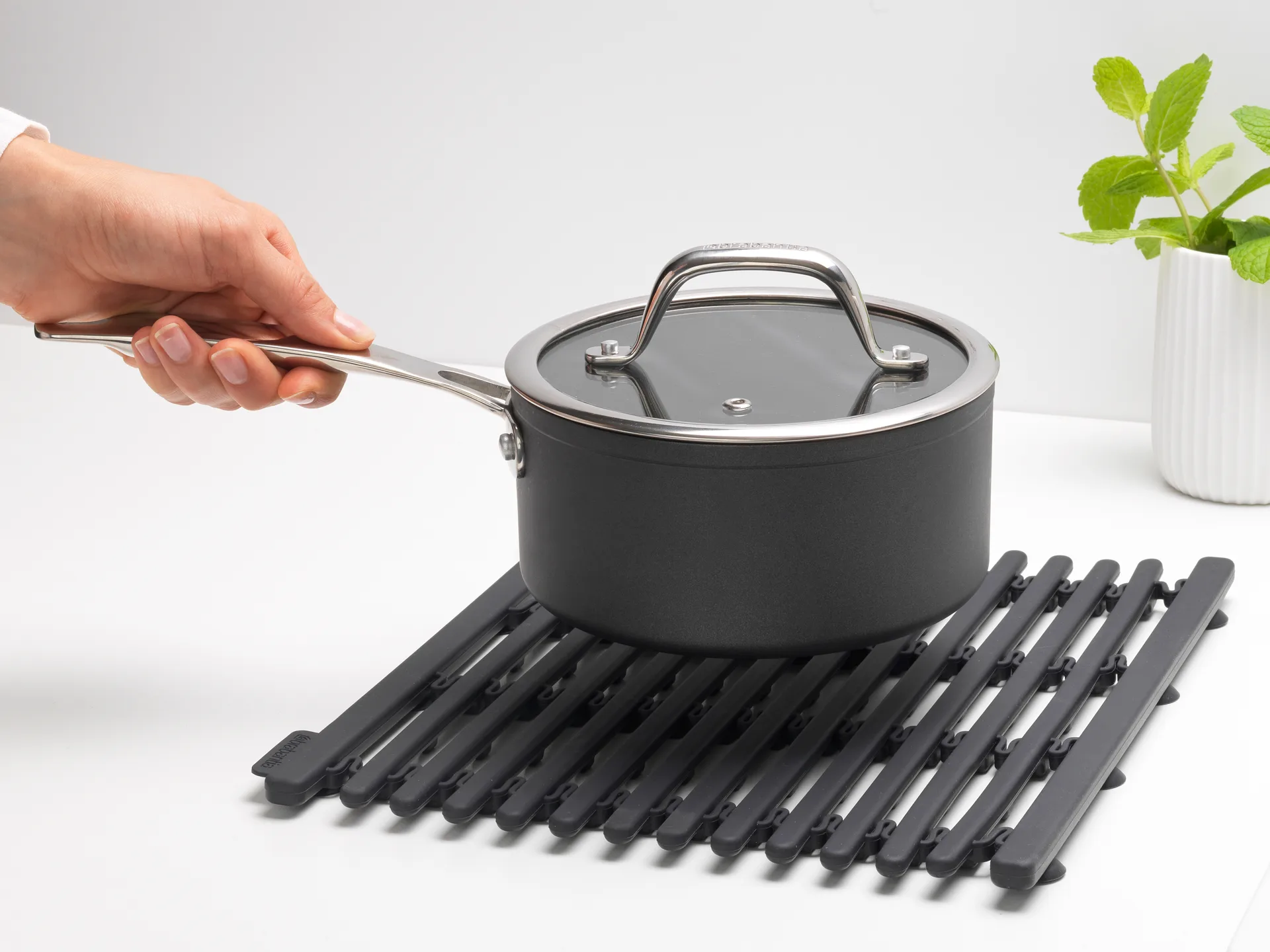 Sinkside Spülablage 30 x 30cm, Dunkelgrau Brabantia