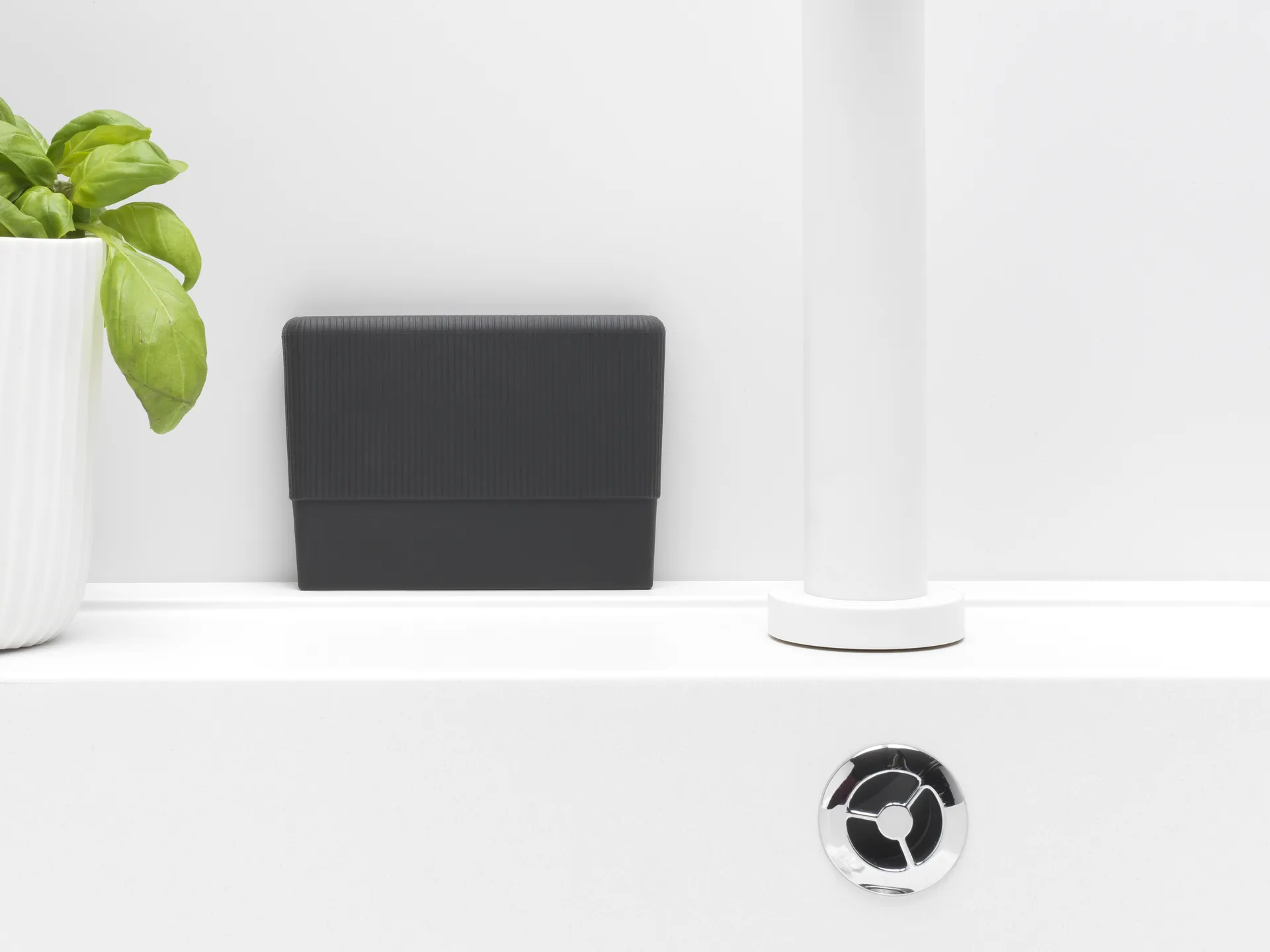 Sinkside Spülbeckenschaber, Dunkelgrau Brabantia