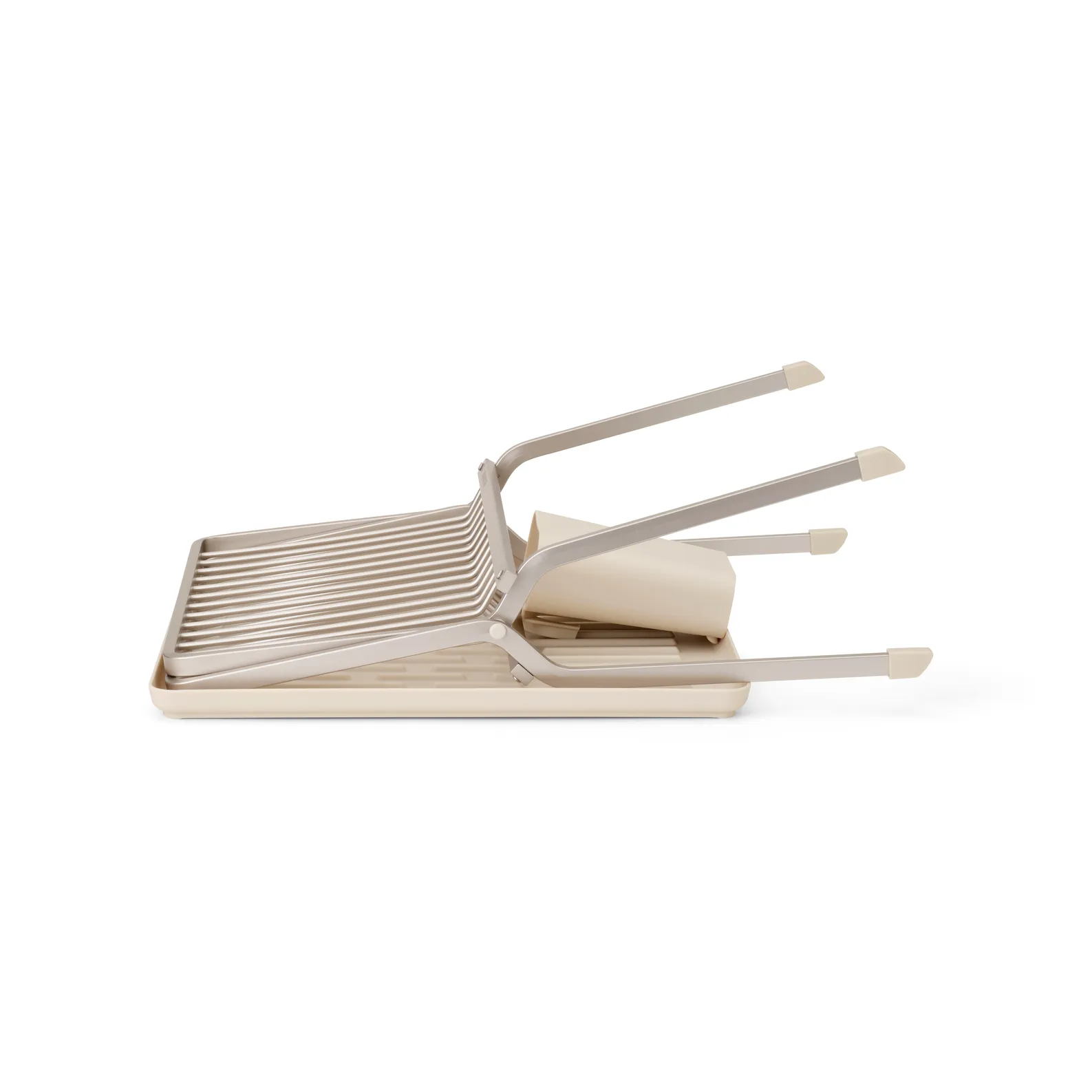 Sinkside zusammenklappbarer Geschirrkorb 37cm, Soft Beige Brabantia