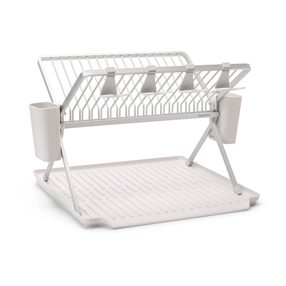 Brabantia Sinkside zusammenklappbarer Geschirrkorb 51cm Hellgrau