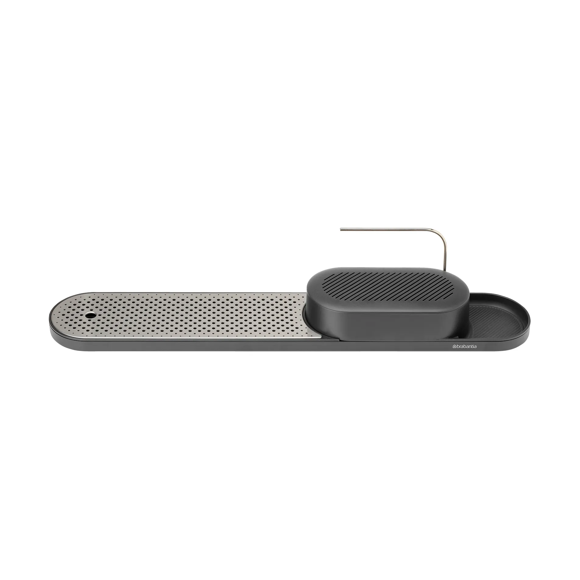 SinkStyle Spülbecken-Organizer Set 2 Teile, Mineral Infinite Grey Brabantia