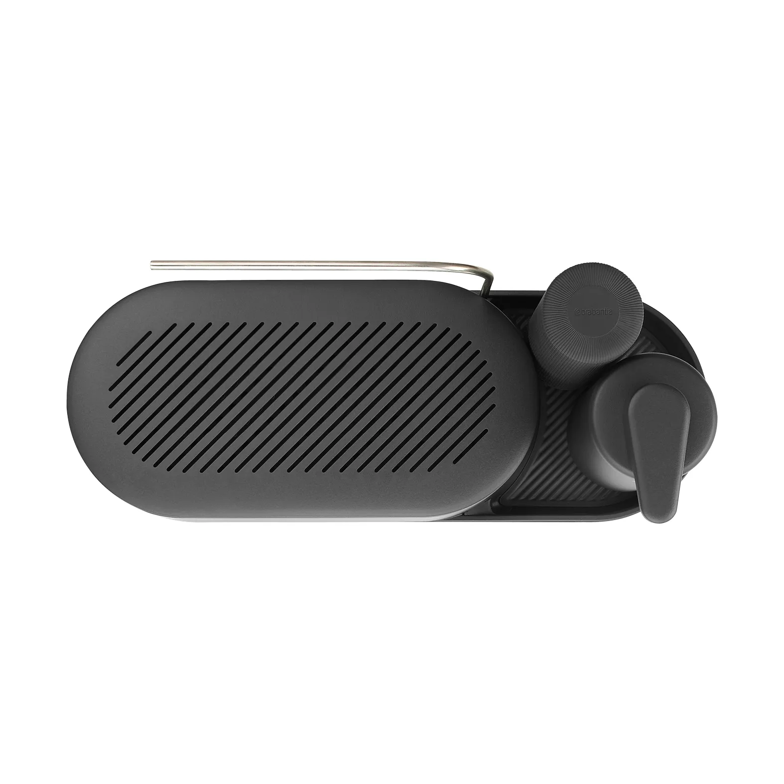 SinkStyle Spülbecken-Organizer Set 3 Teile, Mineral Infinite Grey Brabantia