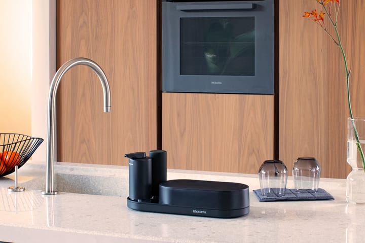 SinkStyle Spülbecken-Organizer Set 3 Teile, Mineral Infinite Grey Brabantia