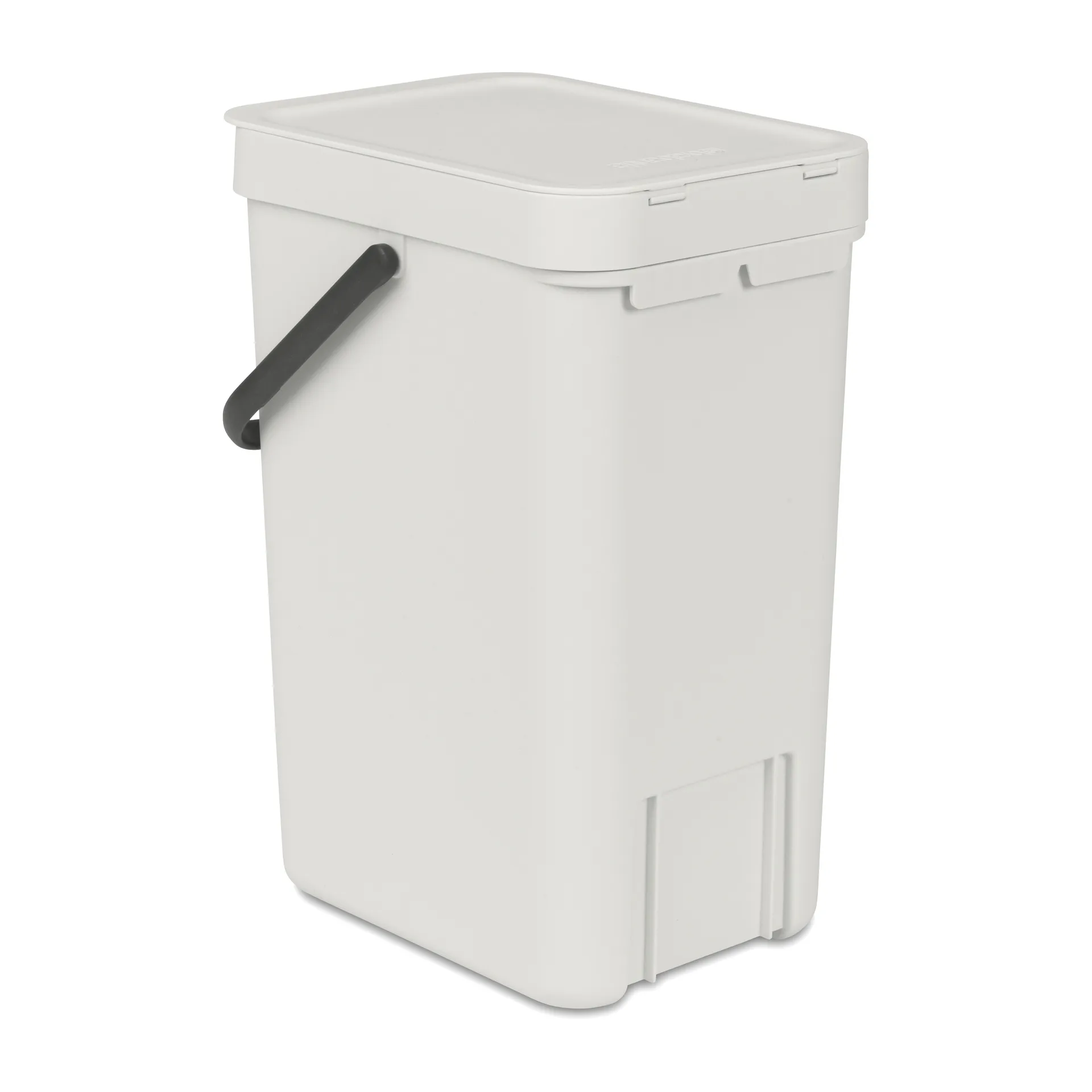 Sort & Go Abfalleimer 12 Liter, Hellgrau Brabantia