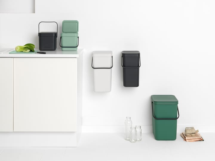 Sort & Go Abfalleimer 3 L - Jade green - Brabantia