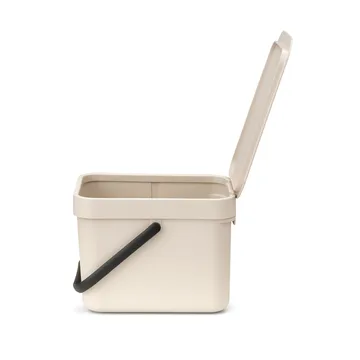 Sort & Go Abfalleimer 6 Liter - Soft Beige - Brabantia