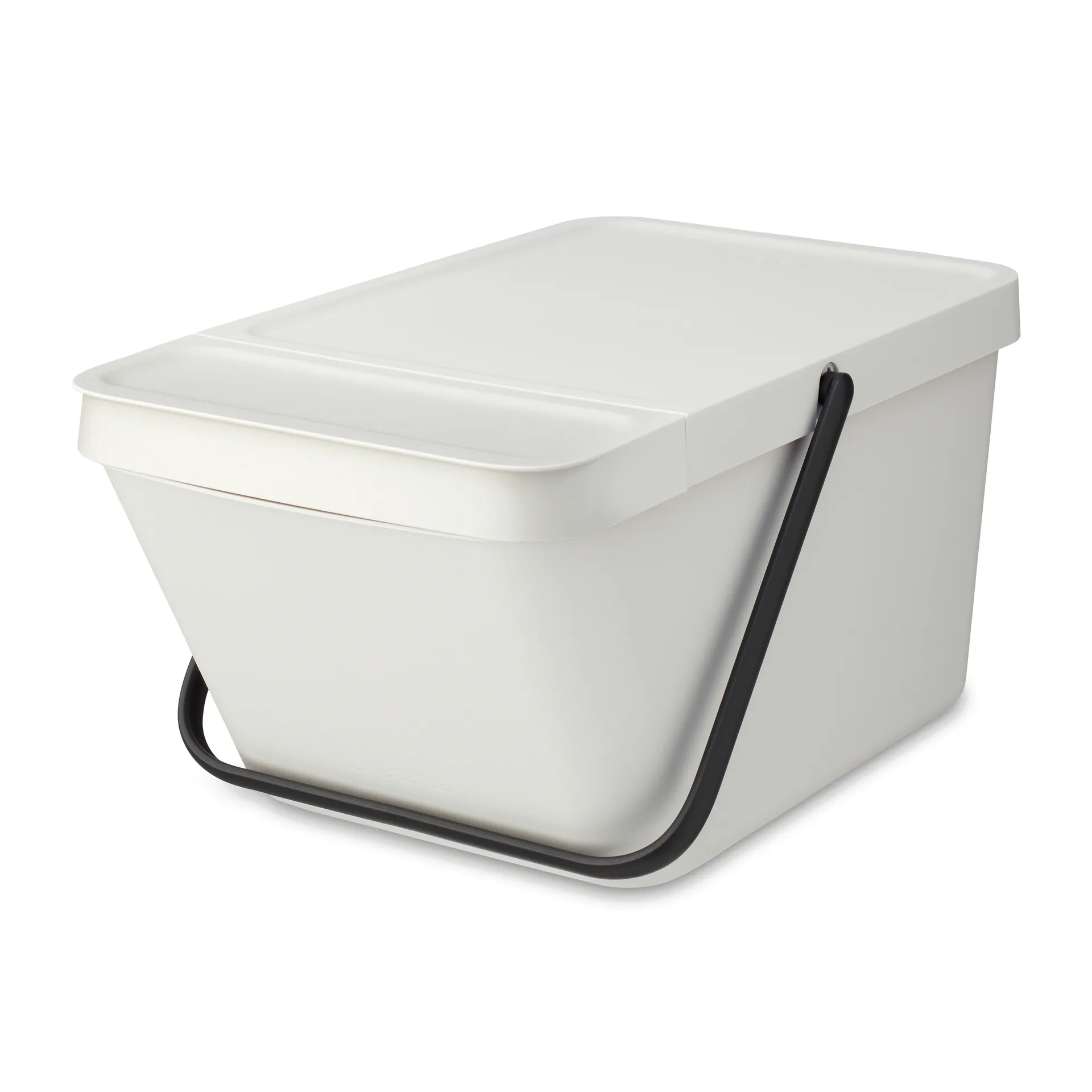 Sort & Go Stapelbarer Abfalleimer 20 l, Hellgrau Brabantia
