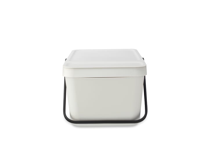 Sort & Go Stapelbarer Abfalleimer 20 l, Hellgrau Brabantia
