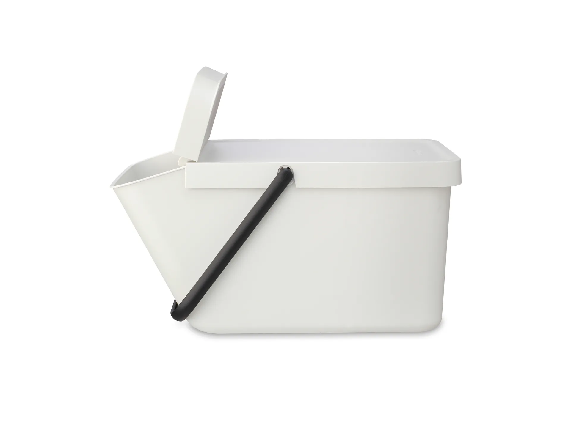 Sort & Go Stapelbarer Abfalleimer 20 l, Hellgrau Brabantia