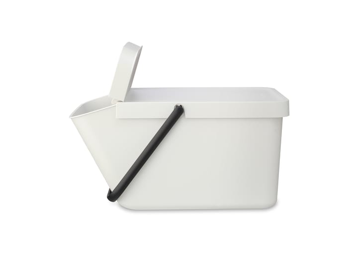 Sort & Go Stapelbarer Abfalleimer 20 l, Hellgrau Brabantia