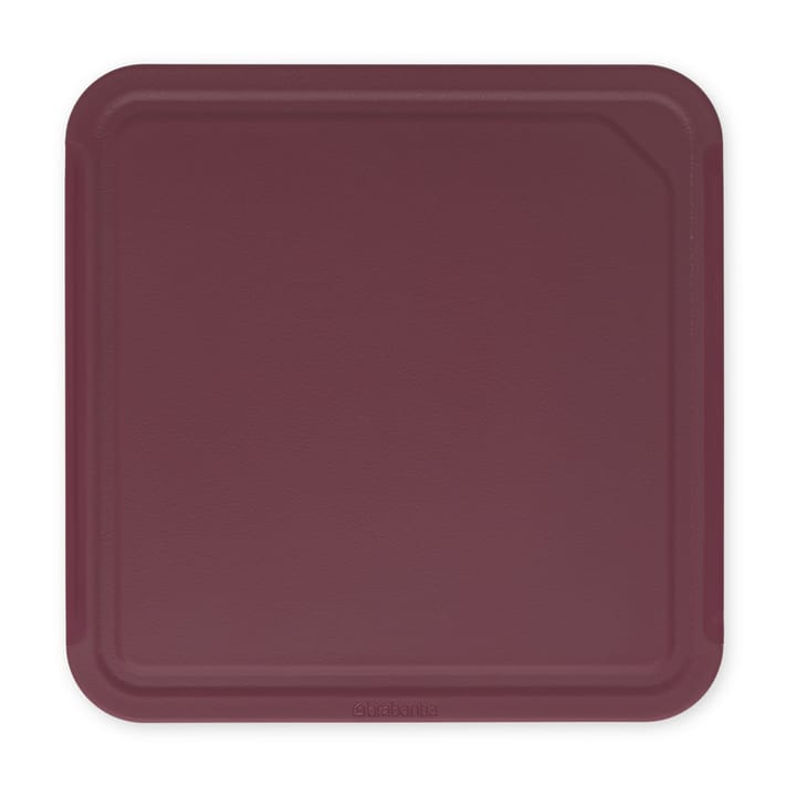 TASTY+ Schneidebrett medium 25 x 25cm - Aubergine red - Brabantia