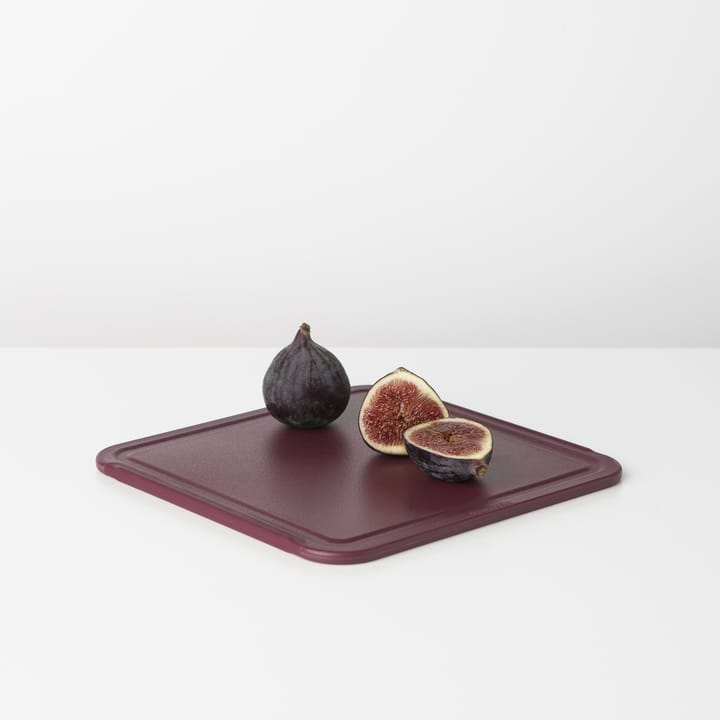 TASTY+ Schneidebrett medium 25 x 25cm - Aubergine red - Brabantia