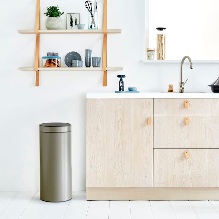 Touch Bin Abfalleimer 30 Liter - Platinum - Brabantia