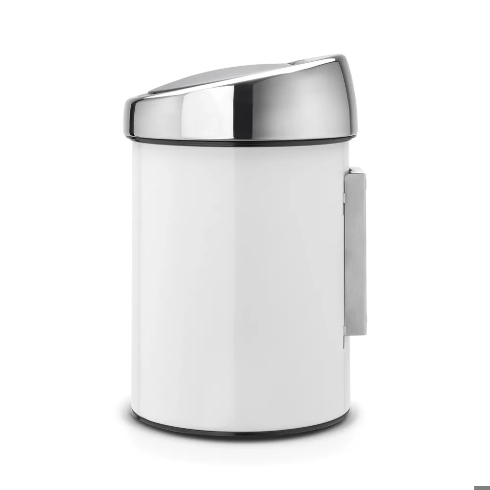 Brabantia Touch Bin (für die Wand) Kunststoffeinsatz 3 L Weiß