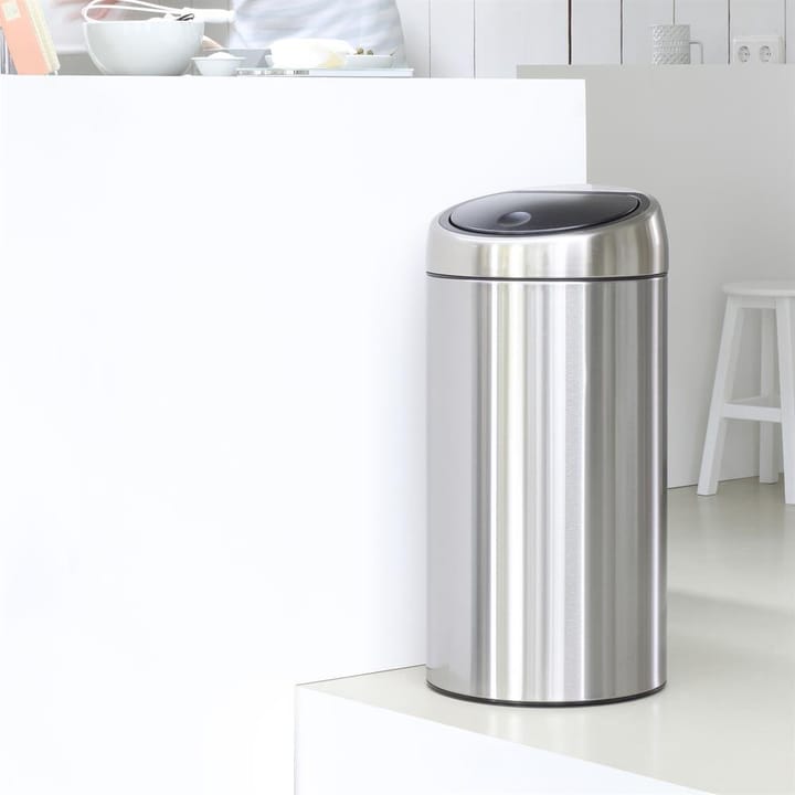 Touch Bin Mülleimer 45 Liter, Matt steel (silber) Brabantia