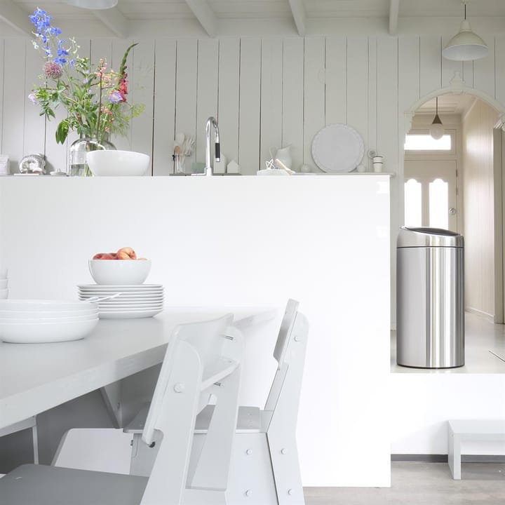 Touch Bin Mülleimer 45 Liter, Matt steel (silber) Brabantia