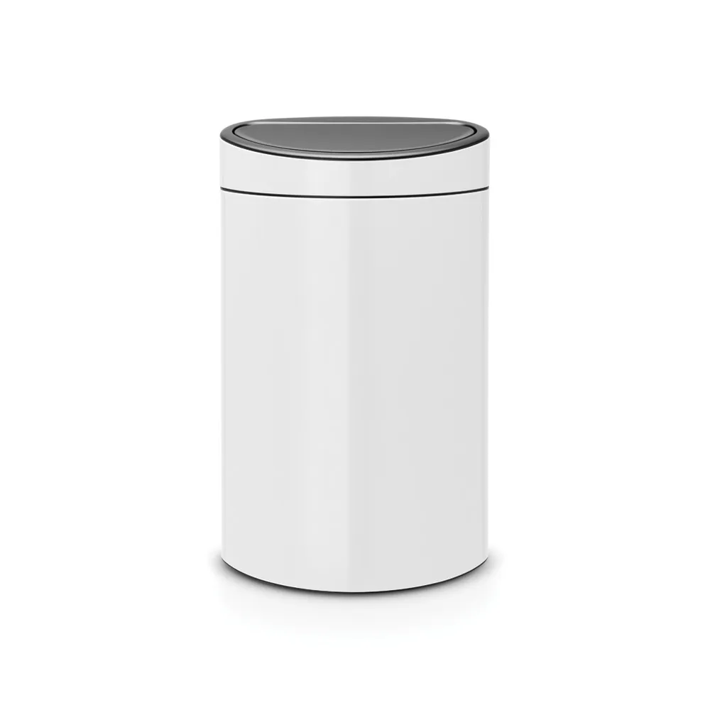 Brabantia Touch Bin Plastik 40 L Weiß