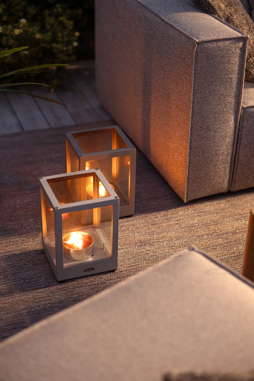 Belfort Windlicht, Khaki, 28 cm Brafab