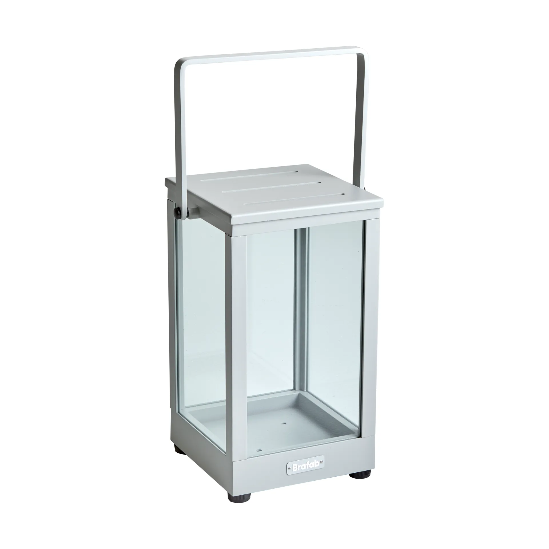 Belfort Windlicht, Light grey H37 cm Brafab