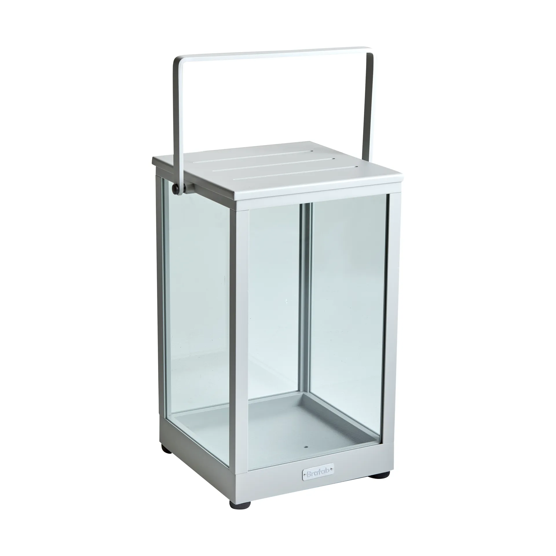 Belfort Windlicht, Light grey H43 cm Brafab