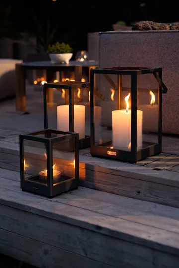 Belfort Windlicht - Schwarz, 28 cm - Brafab