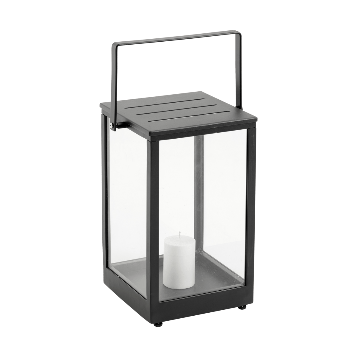 Brafab Belfort Windlicht Schwarz H43 cm