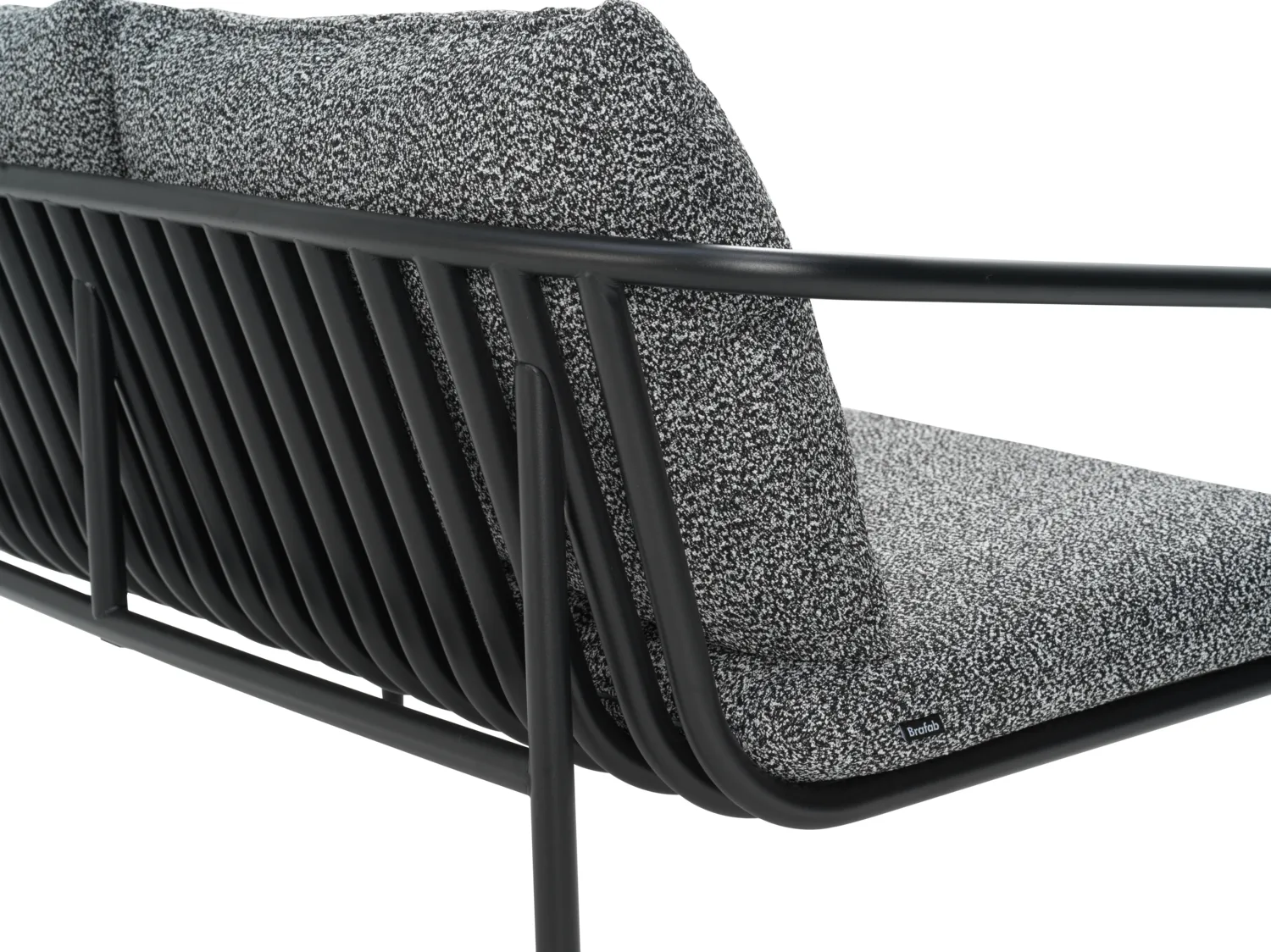 Bendt Sofa, Schwarz-Teddy ant Brafab