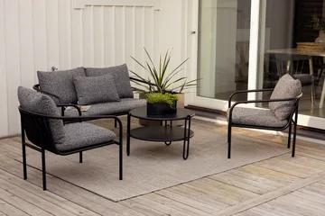 Bendt Sofa - Schwarz-Teddy ant - Brafab