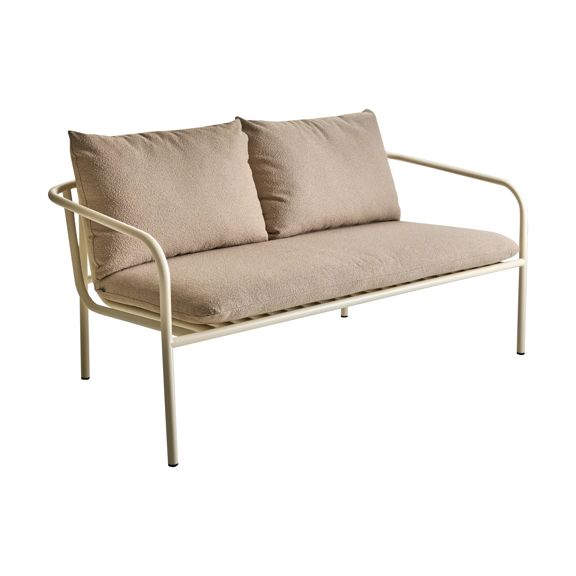 Bendt Sofa, Teddy beige-pearl white Brafab