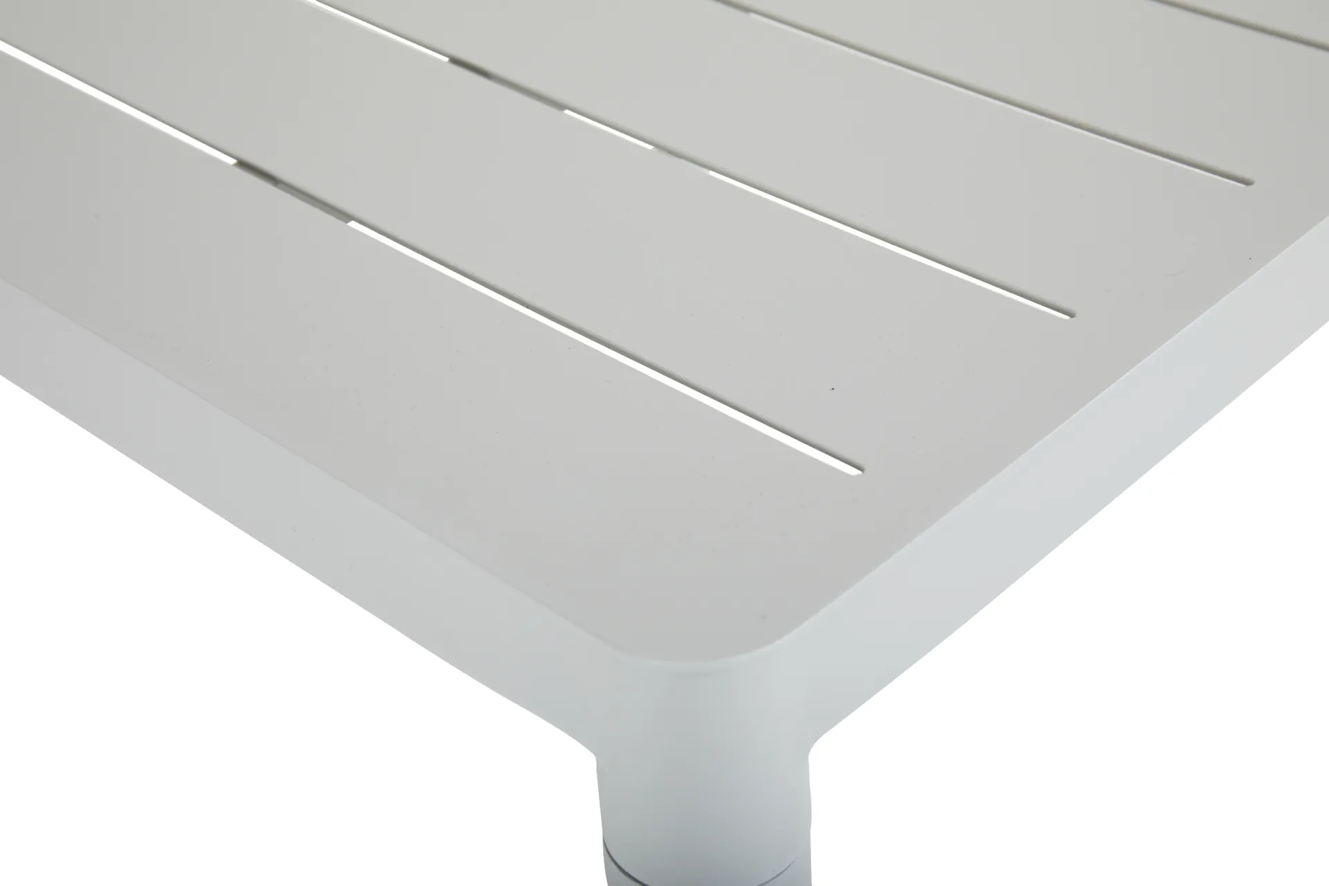 Bigby Esstisch, Light grey, 144x76 cm Brafab