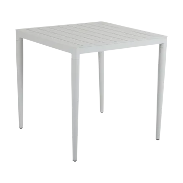 Bigby Esstisch - Light grey, 76x76 cm - Brafab