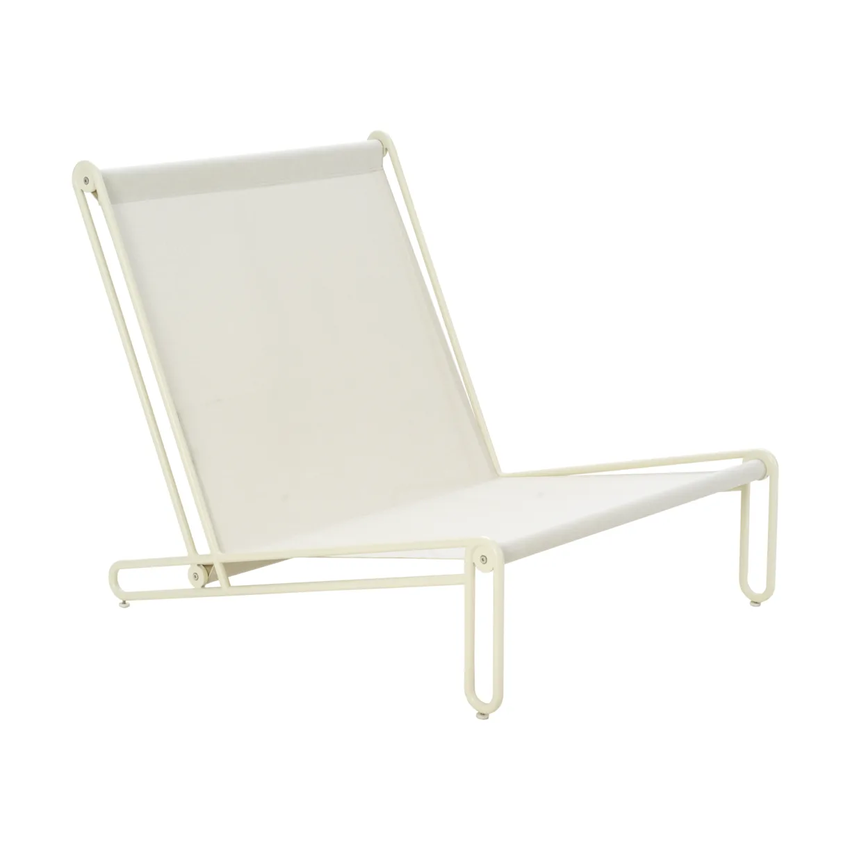 Blixt Loungesessel, Pearl white-teddy orange Brafab