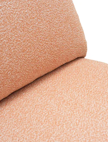 Blixt Loungesessel - Pearl white-teddy orange - Brafab