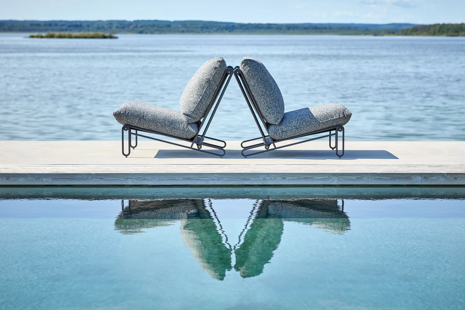 Blixt Loungesessel, Schwarz-Teddy ant Brafab