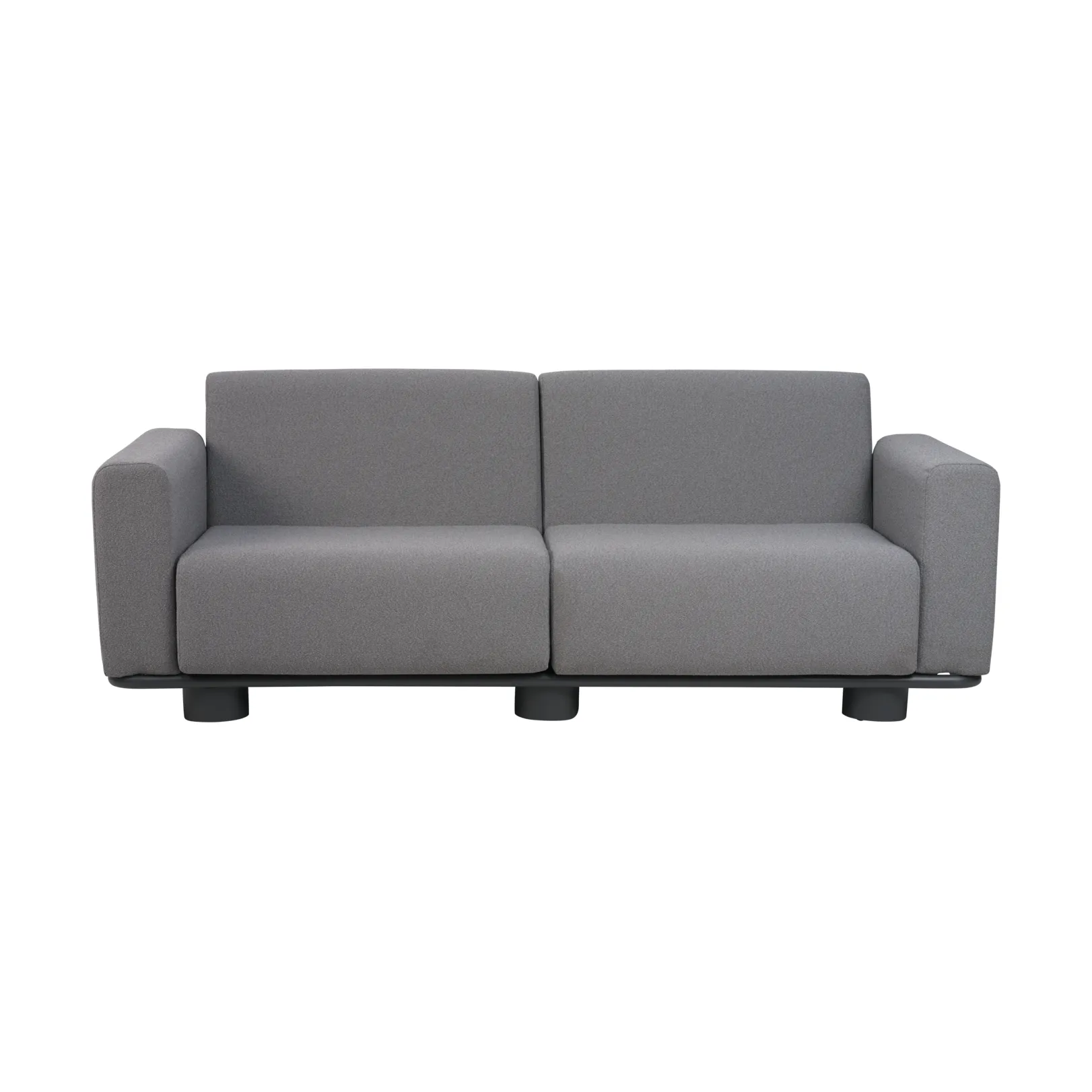 Bolster Sofa, Anthrazit-teddy grey, 2,5-Sitzer Brafab