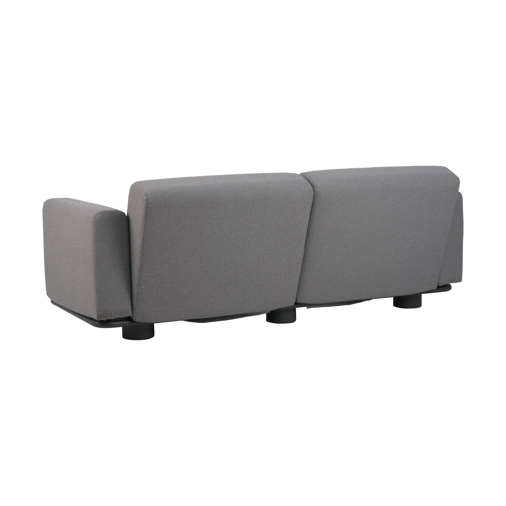 Bolster Sofa, Anthrazit-teddy grey, 2,5-Sitzer Brafab
