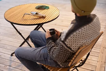 Brewer Esszimmerstuhl - Schwarz-Teak - Brafab