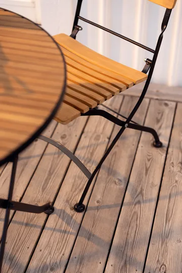 Brewer Esszimmerstuhl - Schwarz-Teak - Brafab