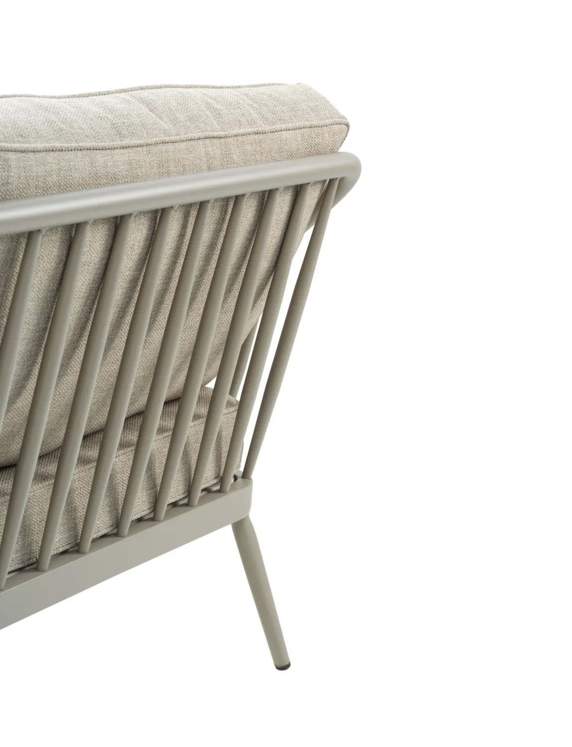 Coleville Sofa, Khaki-burlap beige, 3-Sitzer Brafab