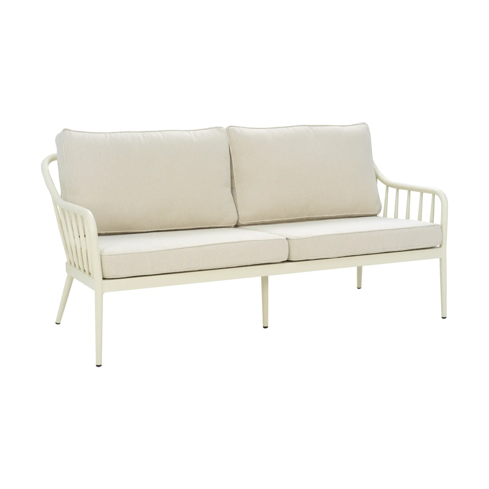 Coleville Sofa, Pearl white-dot beige, 3-Sitzer Brafab